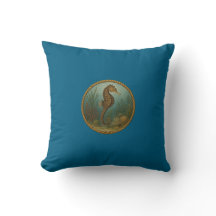 Almohadas Azules de Caballito de Mar Oceánico