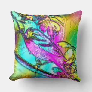 Almohadas Bird Glass Art 1