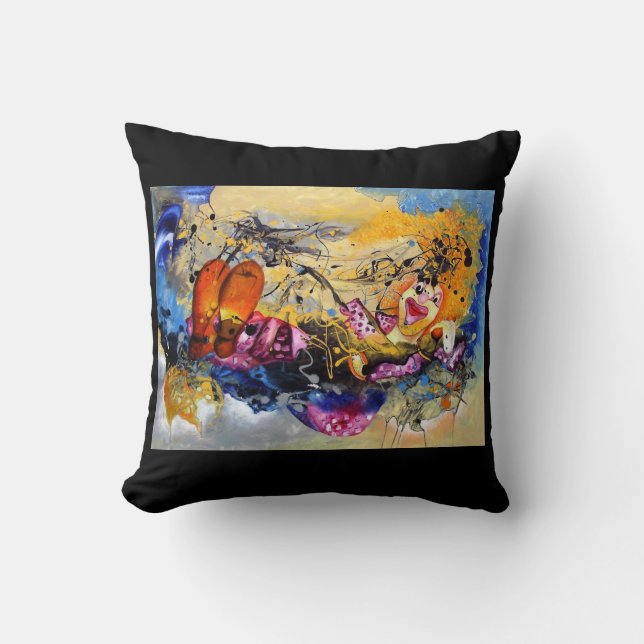 Almohadas con el payaso (Anverso)