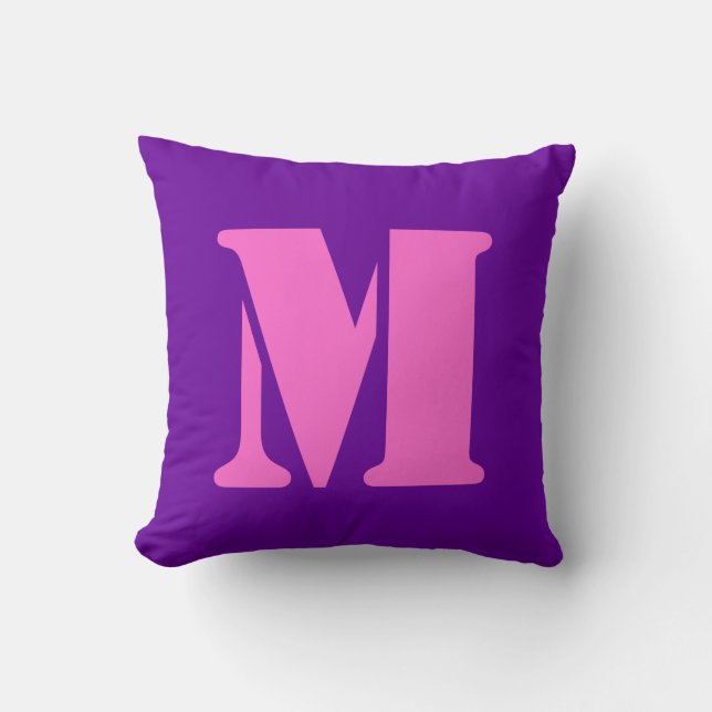 Almohadas con letra M (Anverso)