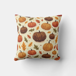 almohadas con motivos de calabaza
