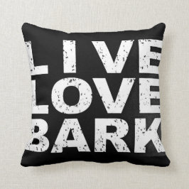 Almohadas "corteza viva del mascota del amor "