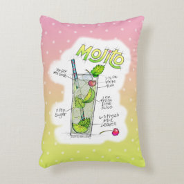 ALMOHADAS DE ACENTO - ARTE DE COCTEL RECETA MOJITO