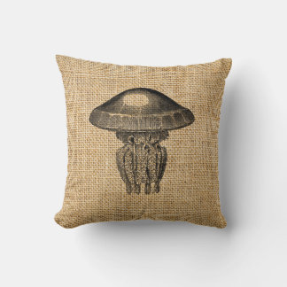 Almohadas de acento rugol de medusa