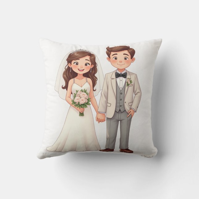 Almohadas de aniversario de boda (Reverso)