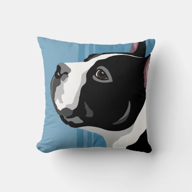 Almohadas de Boston Terrier (Anverso)
