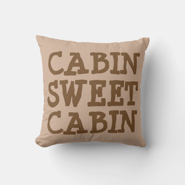 Almohadas de cabaña dulce (Anverso)