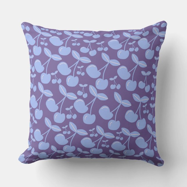 Almohadas de Cerezas Azules Almohada de la Habitac (Anverso)