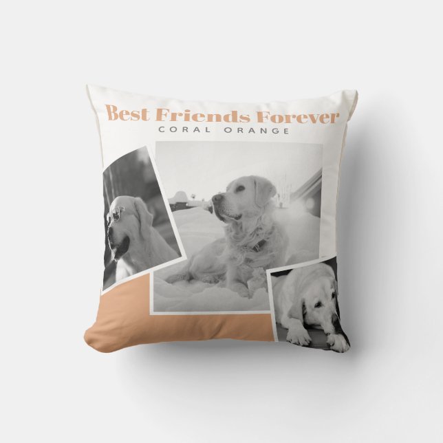 Almohadas de collage de FOTOS de moda para CHICAS  (Anverso)