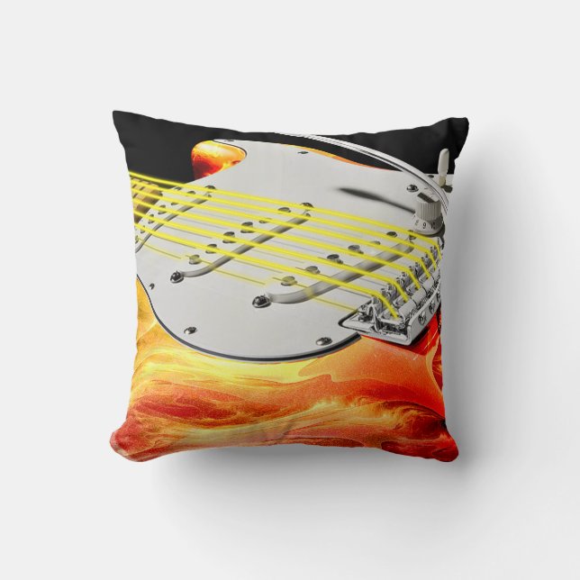 Almohadas de Guitarra Eléctrica Arte 2 (Anverso)