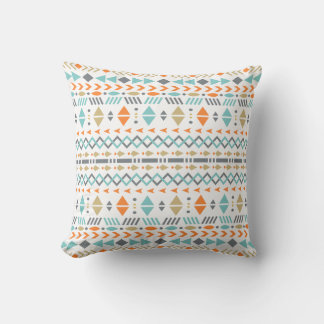 Almohadas de impresión del suroeste tribal geométr