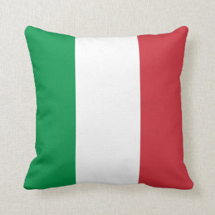 almohadas de la bandera italiana