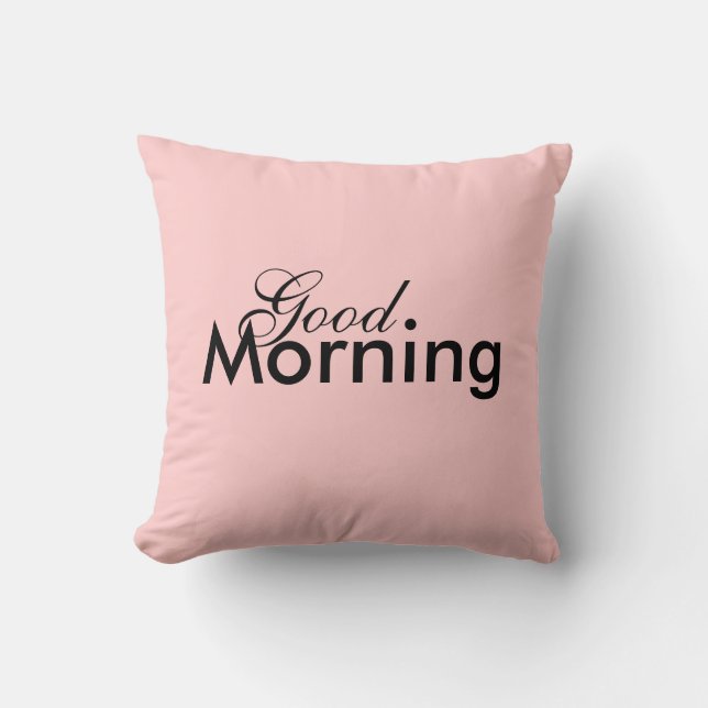 Almohadas de la buena mañana/de las buenas noches (Anverso)