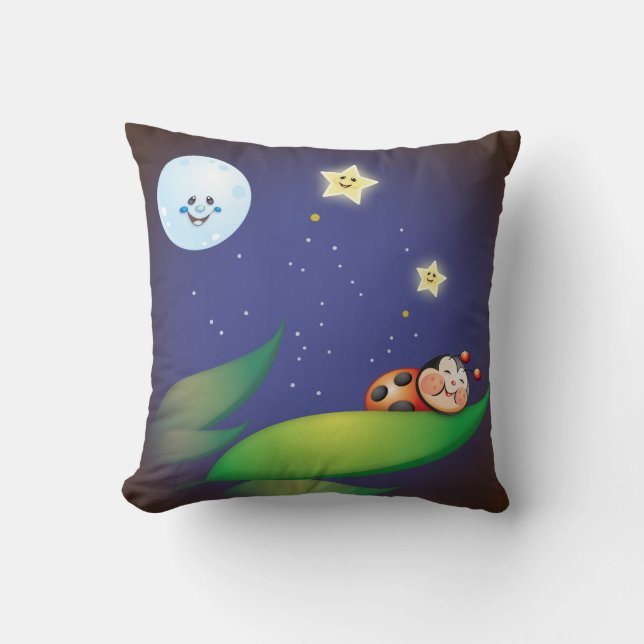 Almohadas de la mariquita el dormir (Anverso)