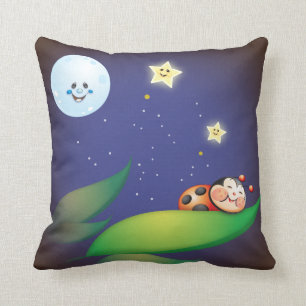 Almohadas de la mariquita el dormir