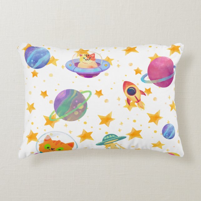 almohadas de lanzamiento astro-cats (Anverso)