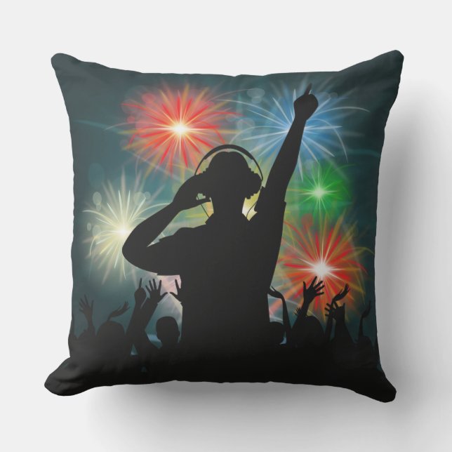 almohadas de lanzamiento de DJ musicales (Anverso)