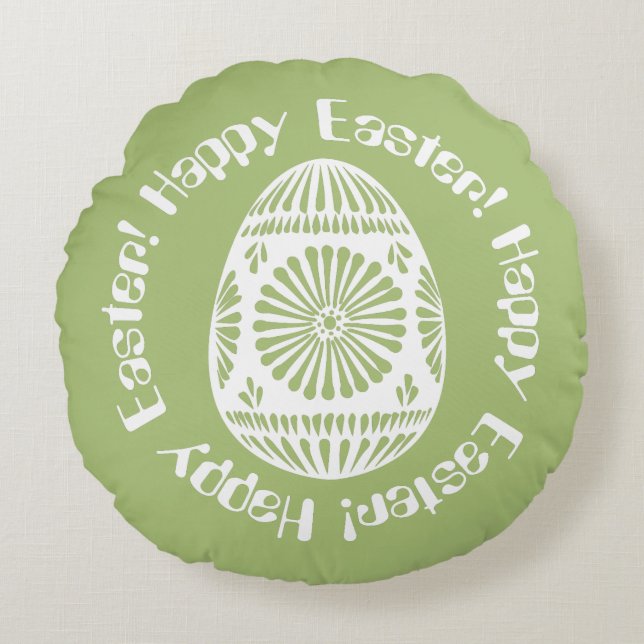 almohadas de lanzamiento de huevos de Pascua (Anverso)