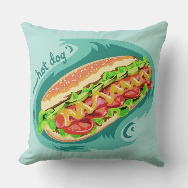 almohadas de lanzamiento de Ilustracion canino cal (Anverso)