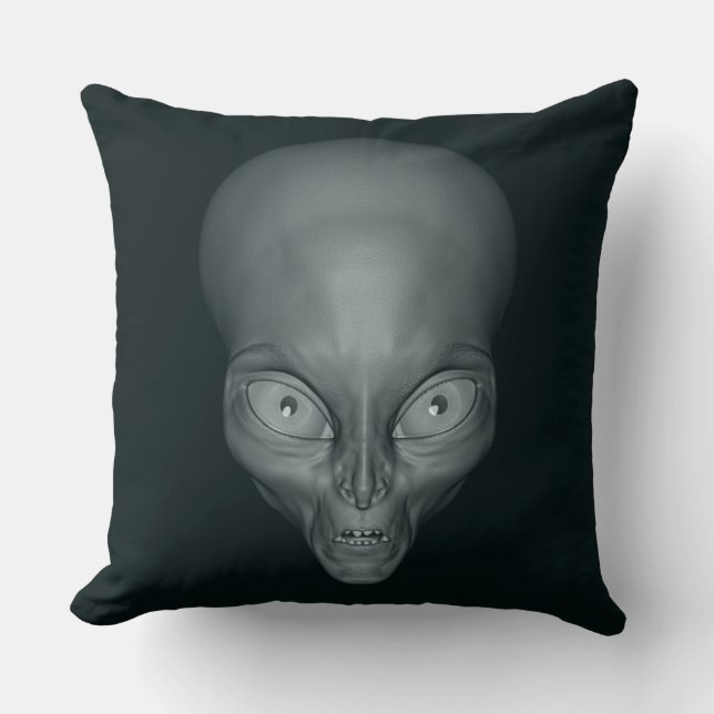 almohadas de lanzamiento de OVNI Alien (Anverso)