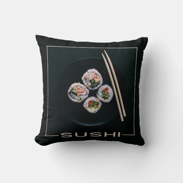 almohadas de lanzamiento de sushi (Anverso)