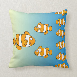 Almohadas de los pescados del payaso