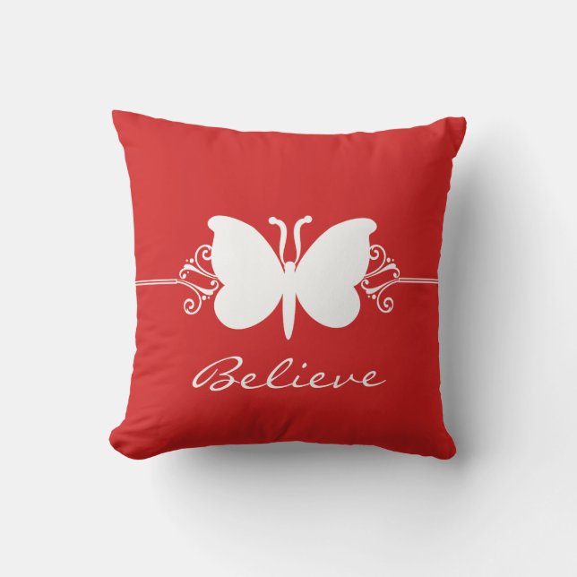 Almohadas de mariposa roja (Anverso)