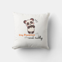 almohadas de panda