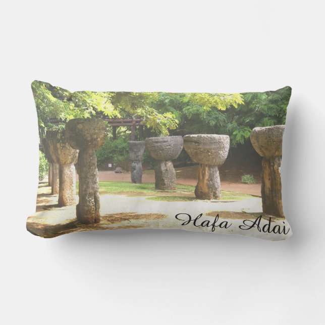 Almohadas de piedra de Hafa Adai Guam Latte (Anverso)