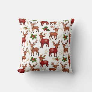 almohadas de renos de Navidad