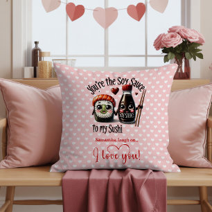 Almohadas de San Valentín con nombre personalizado