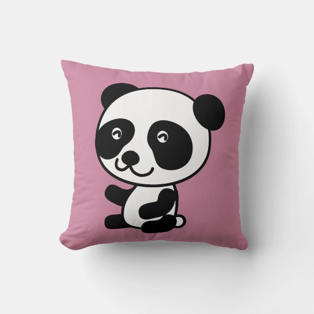 almohadas de tira de oso de panda (Anverso)