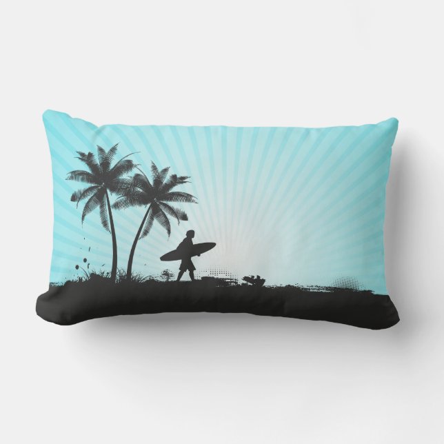 almohadas de tiro Beach Surfer (Anverso)