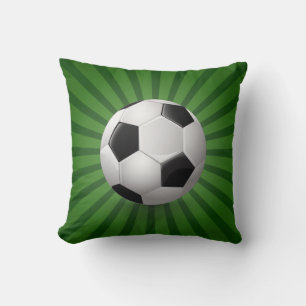 almohadas de tiro de bola de fútbol retro
