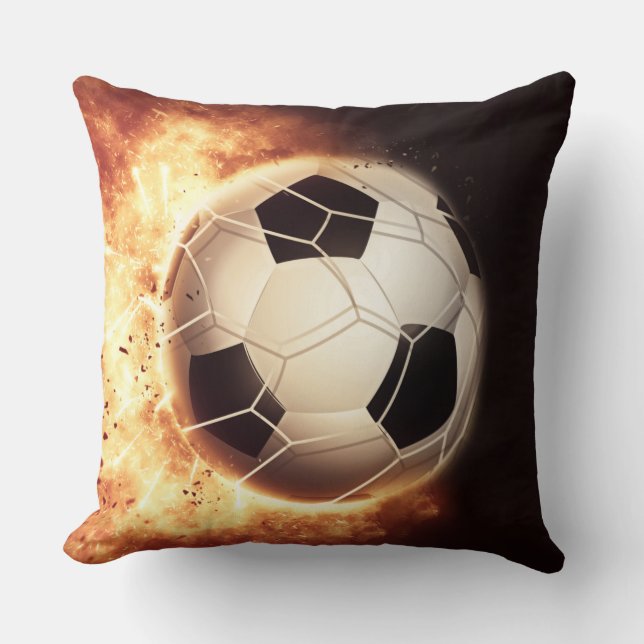 almohadas de tiro de goles de fútbol (Anverso)