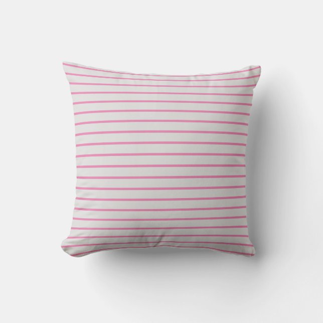 almohadas de tiro de rayas (Anverso)
