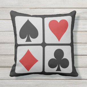Almohadas de tiro del jugador de tarjeta