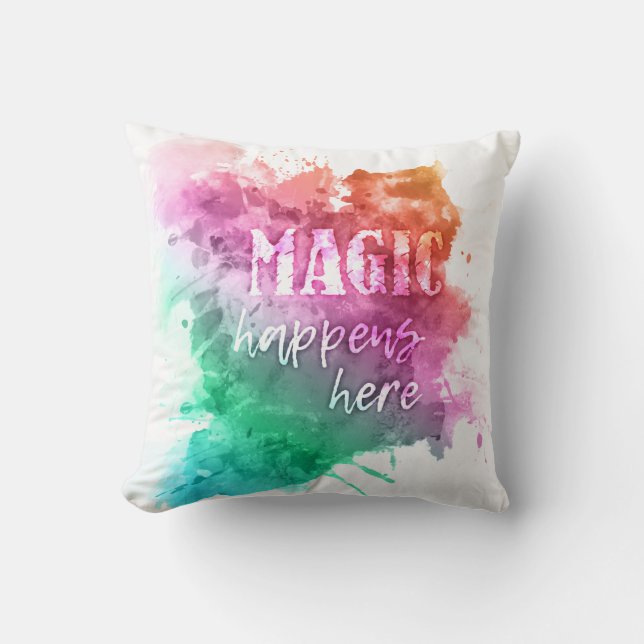 Almohadas de tiro "mágicas" (Anverso)