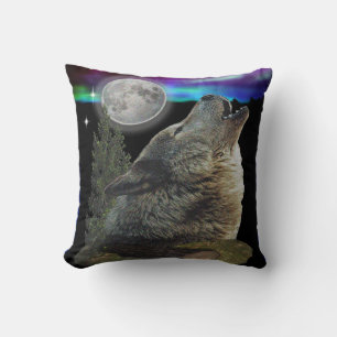 almohadas de Wolf art