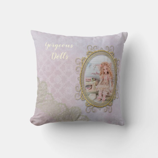 Almohadas decorativas de guardería para Chica (Anverso)