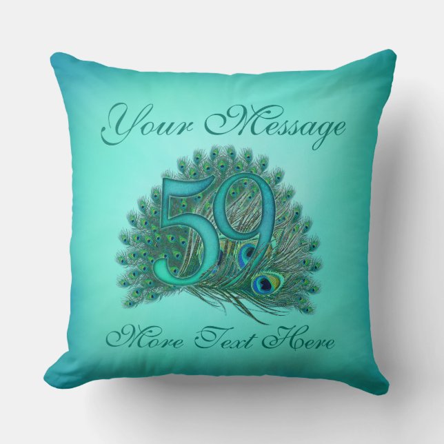 Almohadas del aniversario del 59.o cumpleaños del (Anverso)