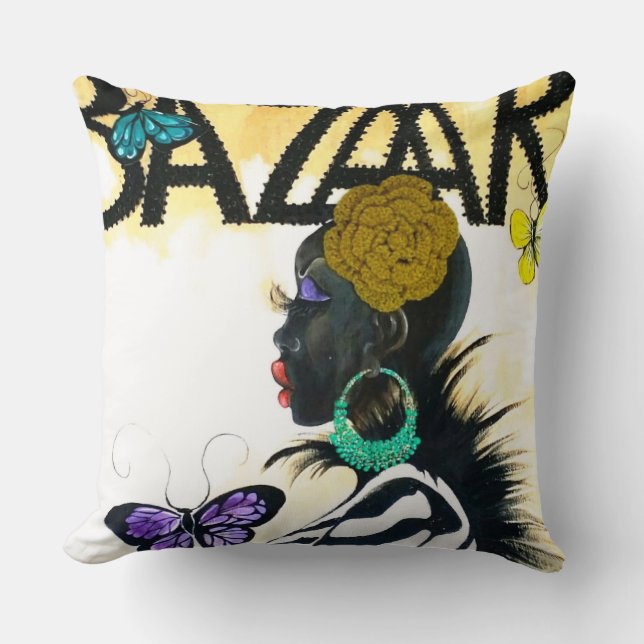Almohadas del arte decorativo del artista Yvette (Anverso)