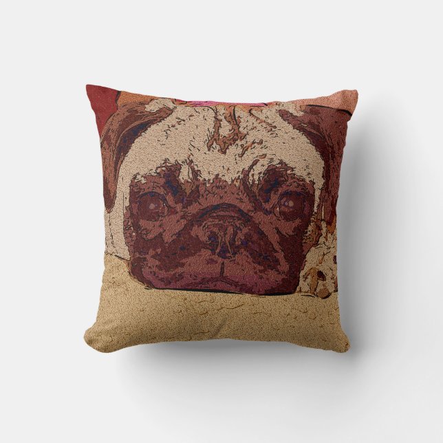 Almohadas del barro amasado de Beatuiful Brown (Anverso)