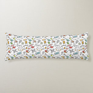 almohadas del cuerpo del patrón Kawaii