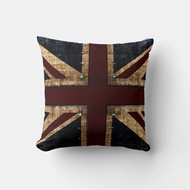 Almohadas del lanzamiento de Union Jack del Grunge (Anverso)
