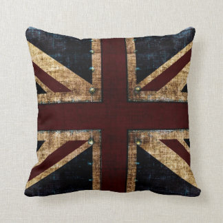 Almohadas del lanzamiento de Union Jack del Grunge