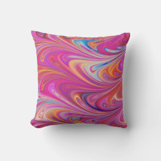 Almohadas del patrón Swirl Paint Paint