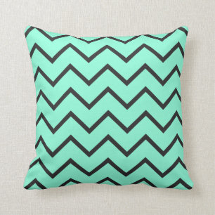 Almohadas del zigzag de la menta
