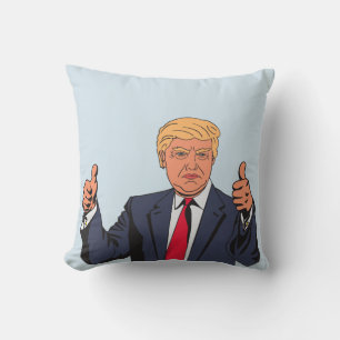 Almohadas DONALD TRUMP, umbras hacia arriba