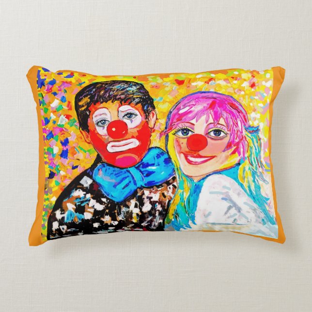 Almohadas ''Dos artistas''. (Anverso)